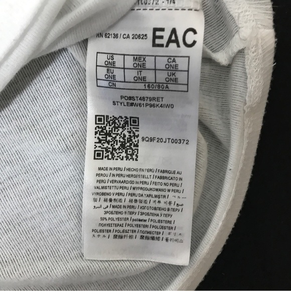 GUESS White and Teal Light Weight One Size Fits Most Tank Top Set of 2 - Picture 8 of 8